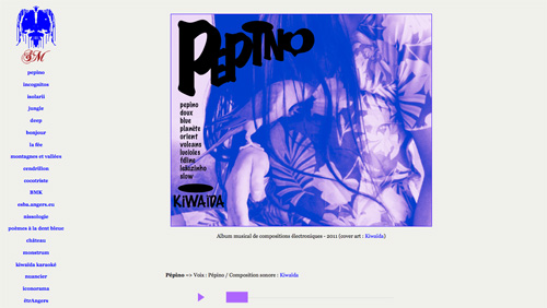 Album musical Pépino de Sonia Marques sur le site kiwaida.nu
